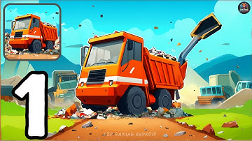 Trash Tycoon Idle business - Gameplay Part 1 Upgrade Dumpyard (Android, iOS)