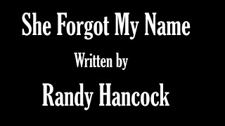 She Forgot My Name | Lyric Video