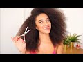 HOW TO TRIM YOUR HAIR AT HOME FOR HAIR GROWTH | Natural Hair | AbbieCurls