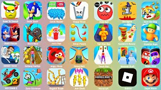 Draw to Smash,Head Monster,Cat Rescue,Angry Blocks,Roblox,Bird Sort 2,Snake.io,Emoji Puzzle,Hole.io screenshot 2