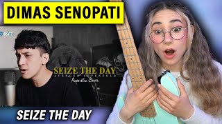 DIMAS SENOPATI Avenged Sevenfold - Seize The Day (Acoustic Cover) | Singer Bassist Musician Reacts