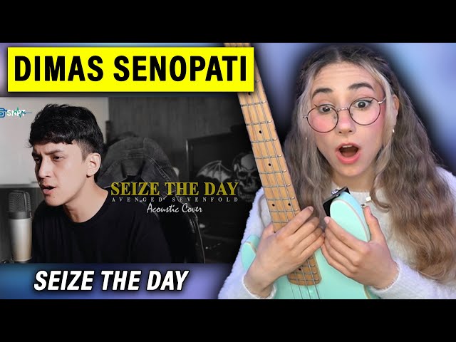 DIMAS SENOPATI Avenged Sevenfold - Seize The Day (Acoustic Cover) | Singer Bassist Musician Reacts class=