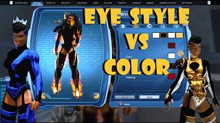 Change Your Eye Style and Color (DCUO) How to!