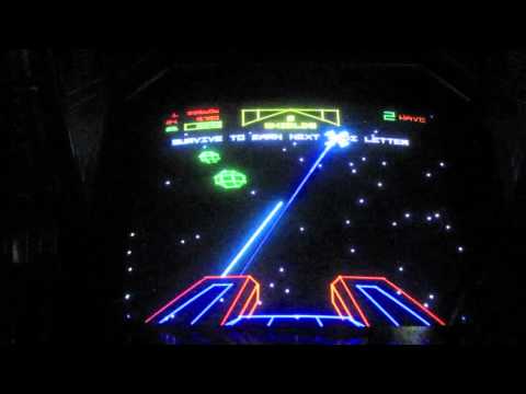 Atari The Empire Strikes Back Arcade Game Review - 1985