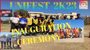 Inauguration Ceremony Unifest-2k23 at Mewar University Rajasthan Hd Quality Video
