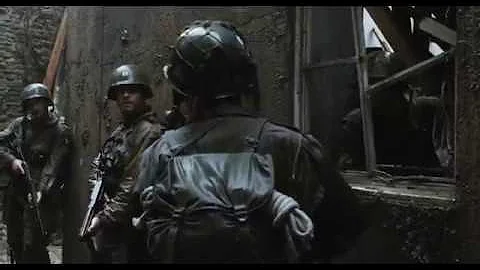 Saving Private Ryan (1998) - Broken Wall Scene