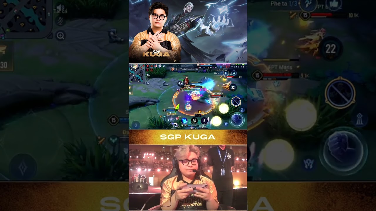 Cận cảnh Bolt Baron trong tay Kuga, pha thi đấu then chốt. 