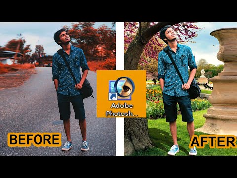 Video: Sådan kombineres to billeder i Adobe Photoshop: 7 trin