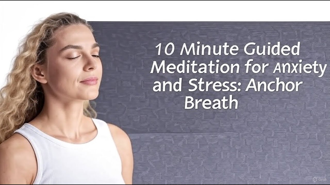 10 Minute Guided Meditation to Calm Anxiety and Stress: The Anchor ...