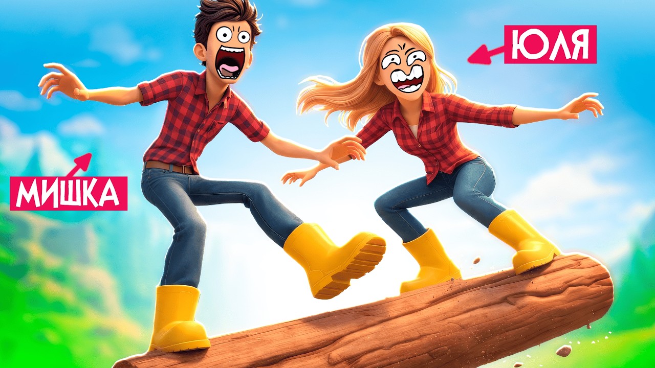 Эта кооп игра может РАЗРУШИТЬ ЛЮБЫЕ отношения ♦ Log Riders