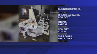 5 arrested, guns and money seized after Asheboro police conduct search warrants on 'game rooms'