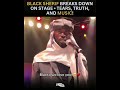Capture de la vidéo Black Sherif Breaks Down In Tears During Powerful Live Performance | Emotional Moment On Stage