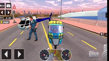 Tuk Tuk auto rickshaw driver 3D game - 257 auto rickshaw driving game - Android iOS Gameplay