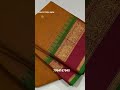 😍High quality 120 s Kanchi Cotton saree  Zari Border,Hand woven Zari Butta Body and Rich Zari Pallu🪡