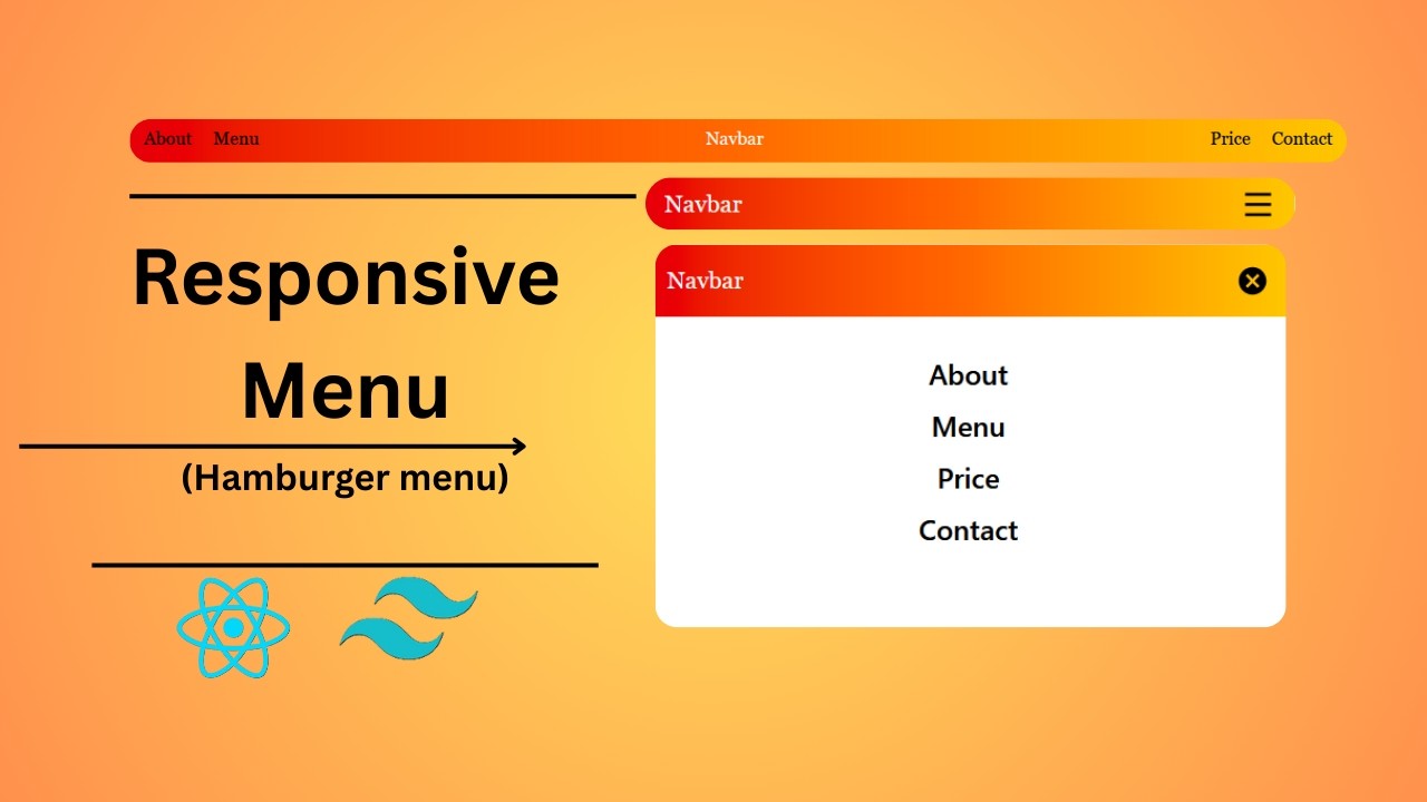 🔥 Create a Stunning Responsive Navbar with Tailwind CSS & React ...