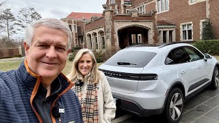 Porsche Macan Electric Road Trip To Snowy Vermont!