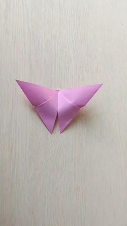 The art of origami, making a butterfly Making a paper butterfly. #origami #diy #butterfly #craft