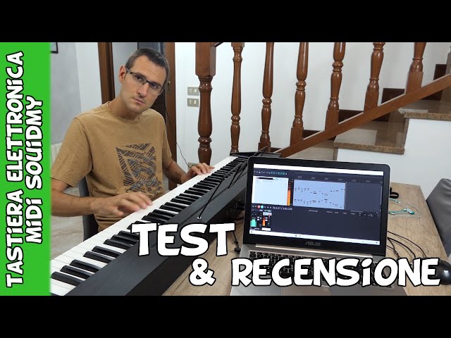 Tastiera elettronica, pianoforte digitale MIDI  Souidmy: recensione,  unboxing, test e prova 