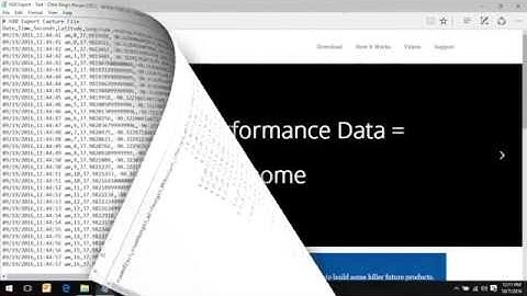 H2O Export™ - What do I do with the data? (DashWare)