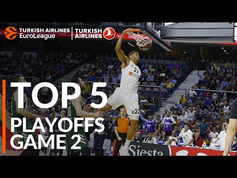 Top 5 Plays  - Turkish Airlines EuroLeague Playoffs Game 2