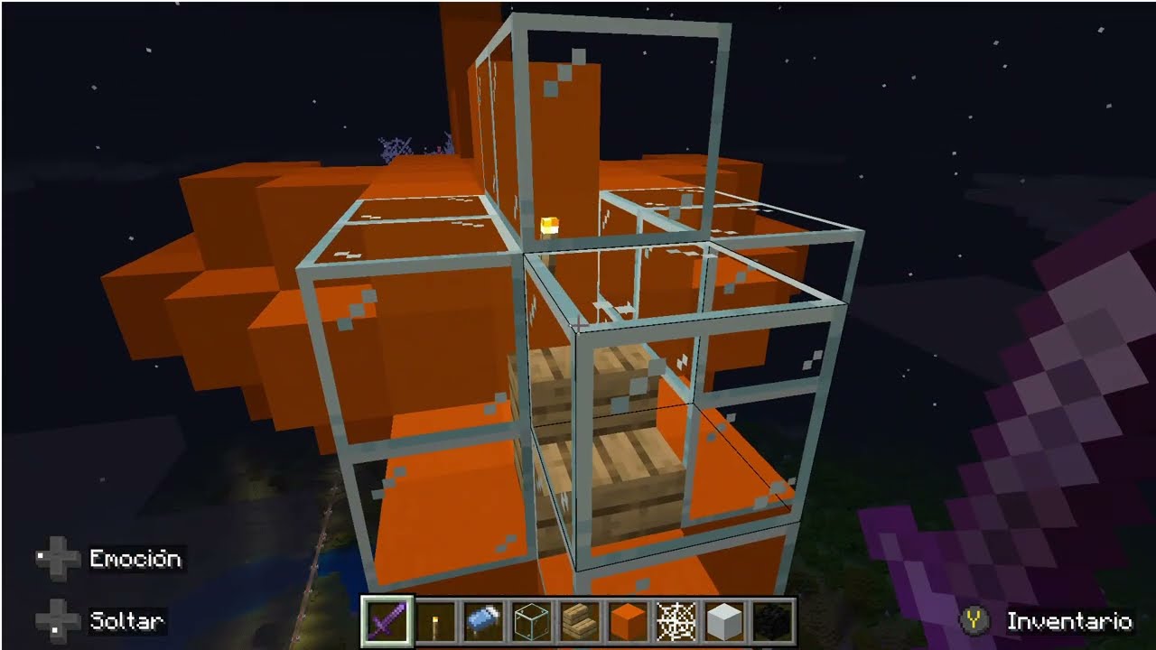 Como hacer una avioneta en Minecraft