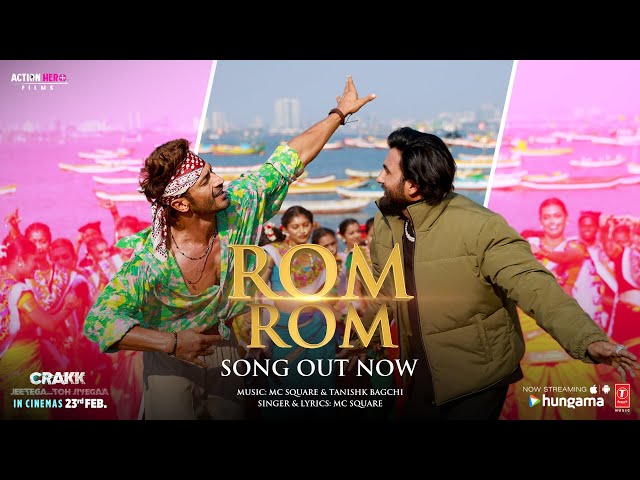 CRAKK: Rom Rom (Song) | MC SQUARE | Vidyut Jammwal | Tanishk Bagchi | T-Series class=