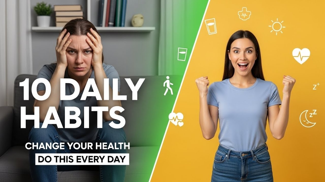 10 Daily Habits That Improve Your Health Naturally | Simple Routines for a Stronger Body & Mind 💪🌱