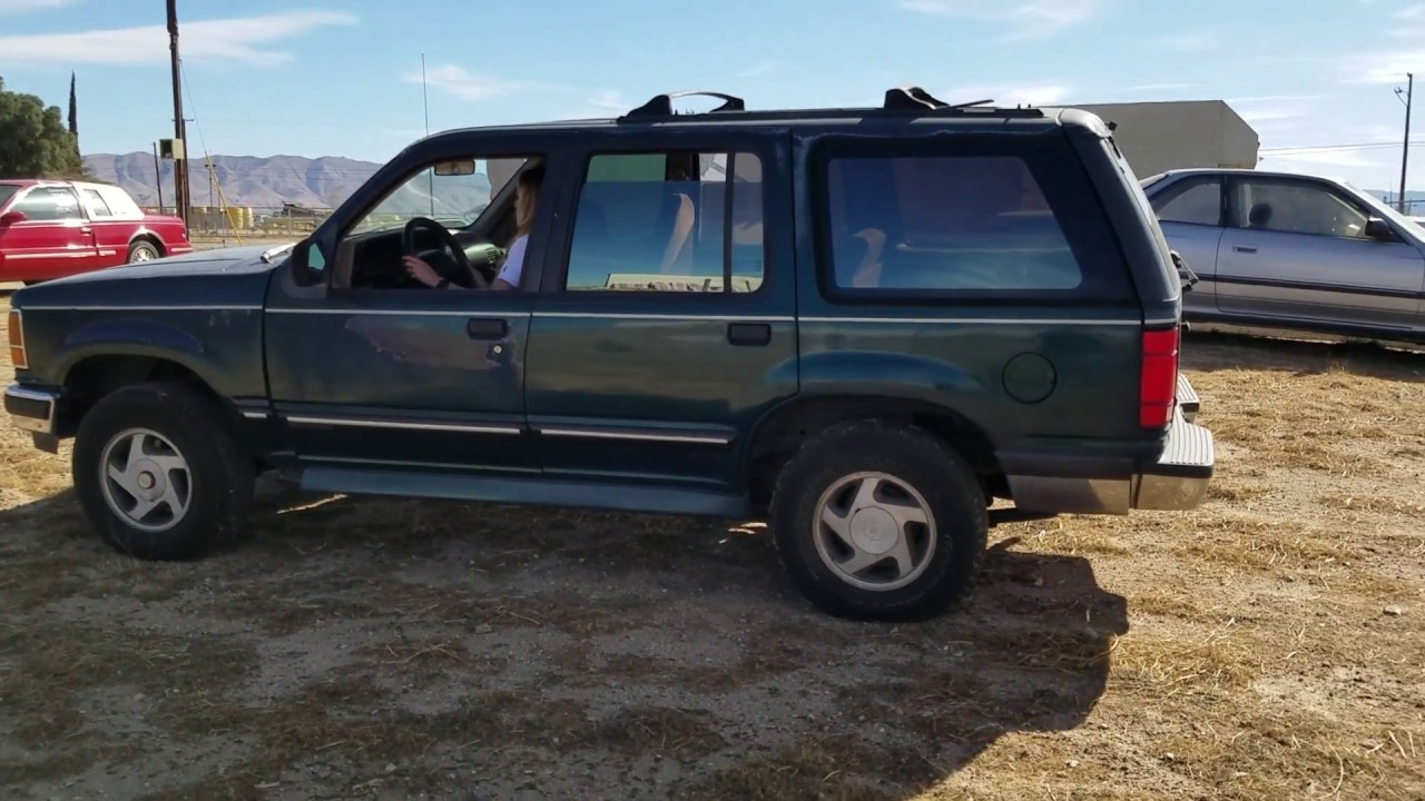 1993 Ford Explorer Xlt 4x4 Green Youtube
