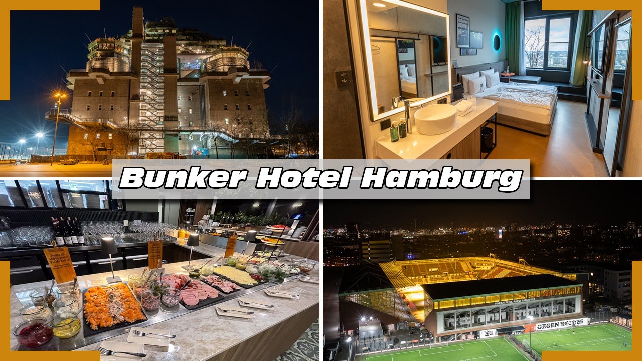 Bunker Hotel Hamburg Rundgang | Reverb by Hard Rock | Standard Zimmer | Frühstücksbuffet im La Sala