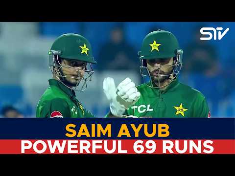 Saim Ayub Smashes 69 Runs! | PAK vs UAE | Match 2 | T20I Tri-Nation Series 2025 | M3Q1T