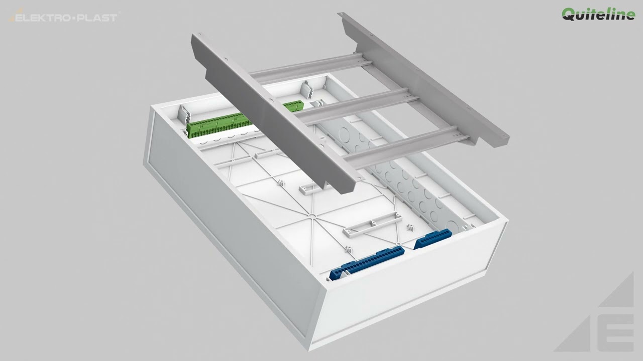 Rozdzielnice Podtynkowe z aluminiowymi drzwiami DARP IP54 - Seria QUITELINE
