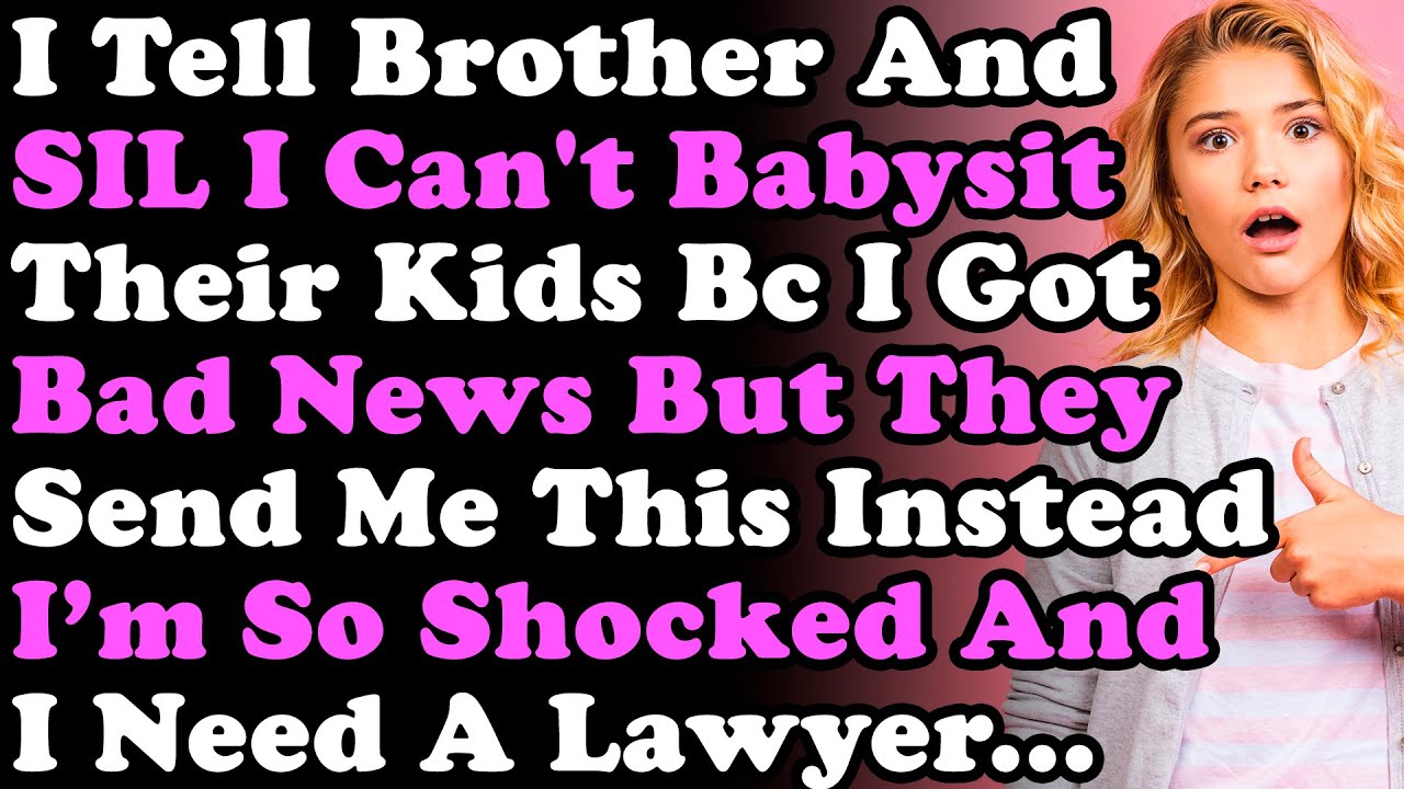 Я говорю своему брату и невестке, что не могу присматривать за их детьми, потому что у меня плохи...