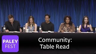 Community - The Cast Does a Table Read