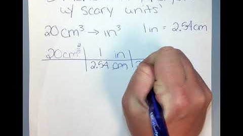 Dimensional Analysis with Cubic Units
