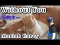 『Without You・Mariah Carey』男性が女性曲を原曲キーで歌う　Covered by 宇宙人Mr.リトルグレイ【３分３７秒に宇宙人からのメッセージ】