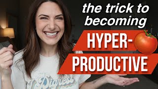 THIS ONE TRICK WILL MAKE YOU HYPER-PRODUCTIVE | less distractions, more focus immediately