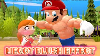 Meggy Blushes At Buff Mario! (@Mediexcalibur2012)