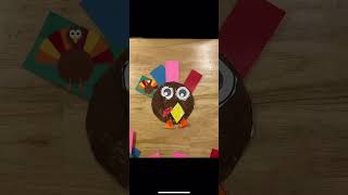 Today, my kindergartners focused on creating turkeys using different types of shapes! This was such