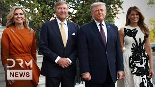 Full Arrival Trump Hosts Dutch King Willem-Alexander And Queen Máxima At White House Dinner Ac1B