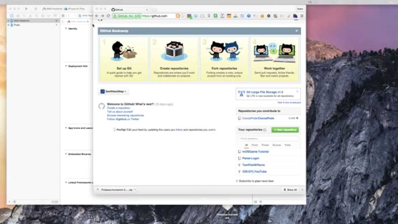 Saving from XCode to GitHub - YouTube