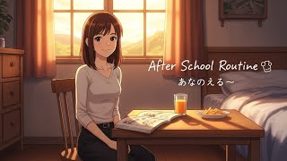 Afterschool Routine| Anime cooking Ghibli Music anime vlogs screenshot 5