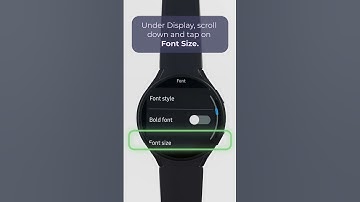 How to Increase Smartwatch Text Size #accessibility #shorts #smartwatch #androidsmartwatch #wearable