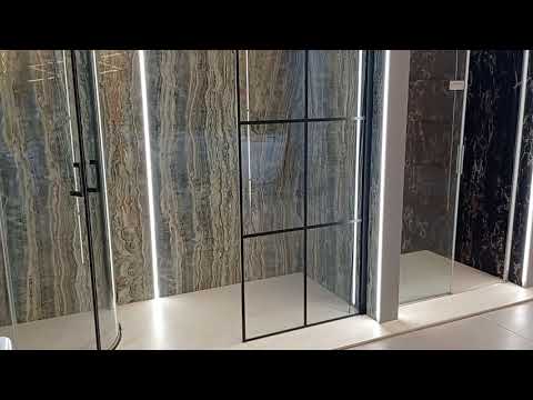 Duka Libero 3000 Shower Glass black Matt