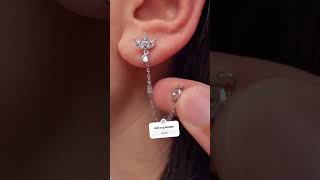 diamond earrings for women #song #love #music #hindisong #earrings #anklets #piercing #paramparic