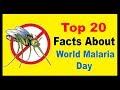 World malaria day  facts