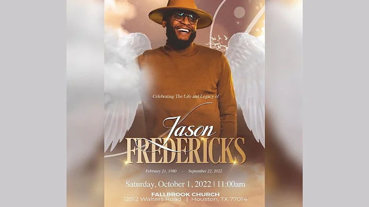 Celebration Of Life For Jason Fredericks