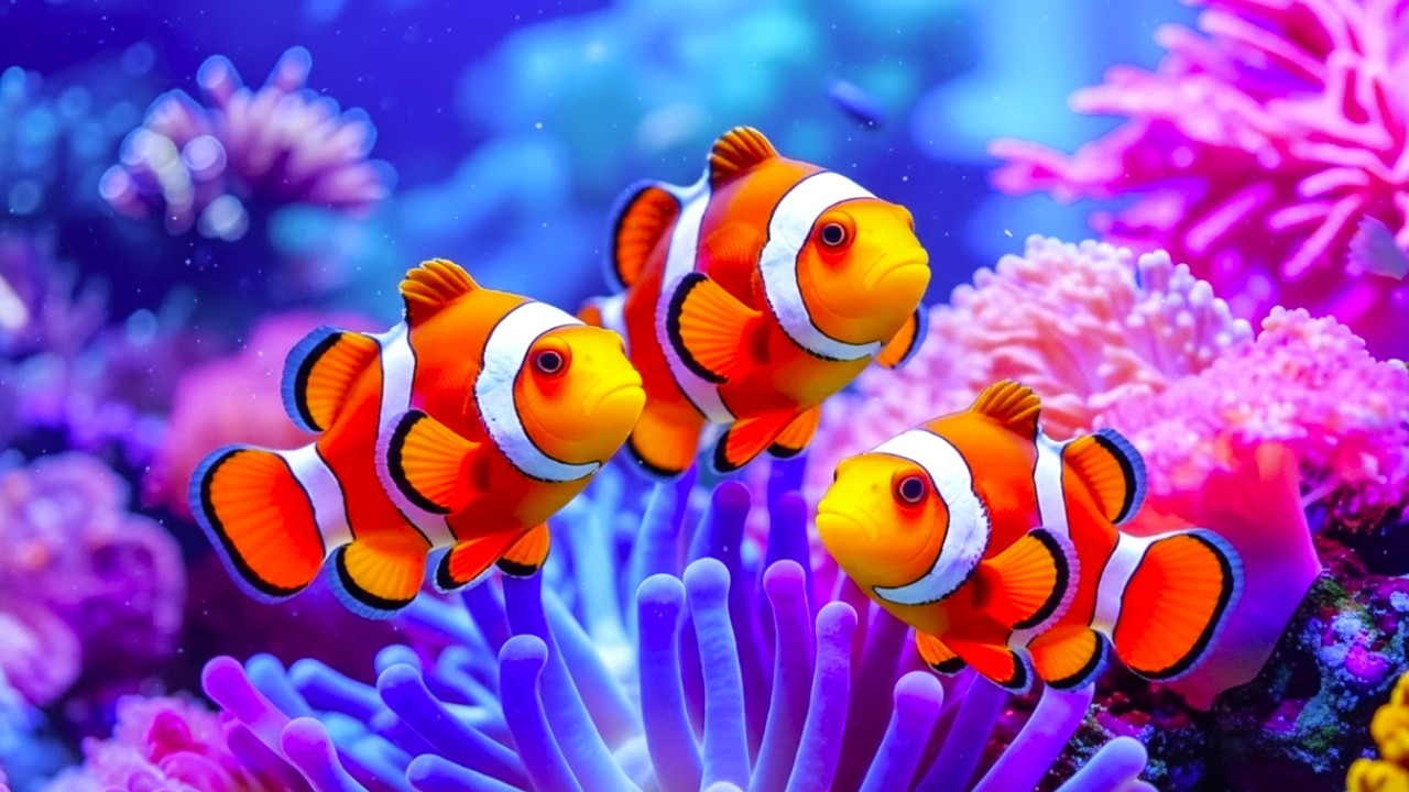 The Best 4K Aquarium – Soothing Jellyfish & Reef Fish with Sleep Music for Deep Relaxation