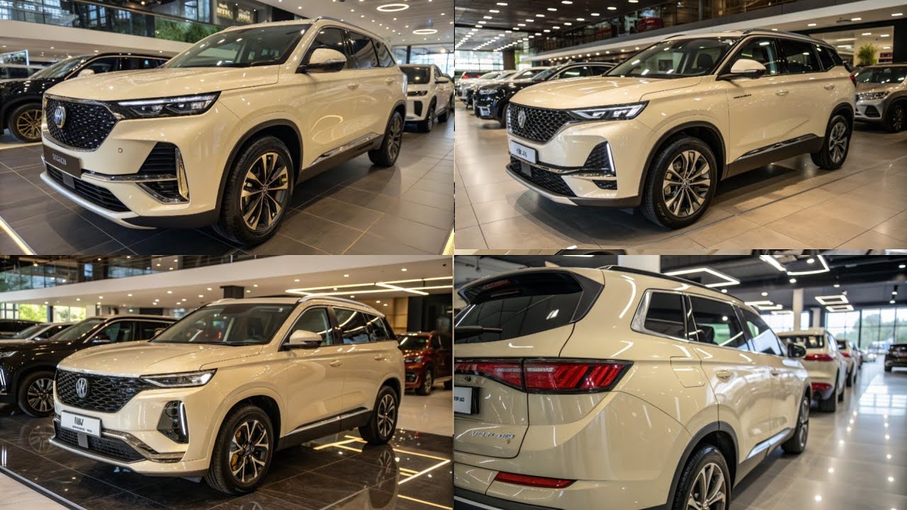 MG Hector Facelift 2025 Cream Color Review 🔥 Luxury SUV | Features, Interior, Engine | India Motors