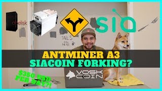 Antminer A3 Profitability Why Siacoin Should Not Soft Hard Fork Their Decentralized Crypto