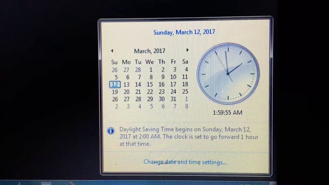 Daylight Savings Time Begins 2017 YouTube